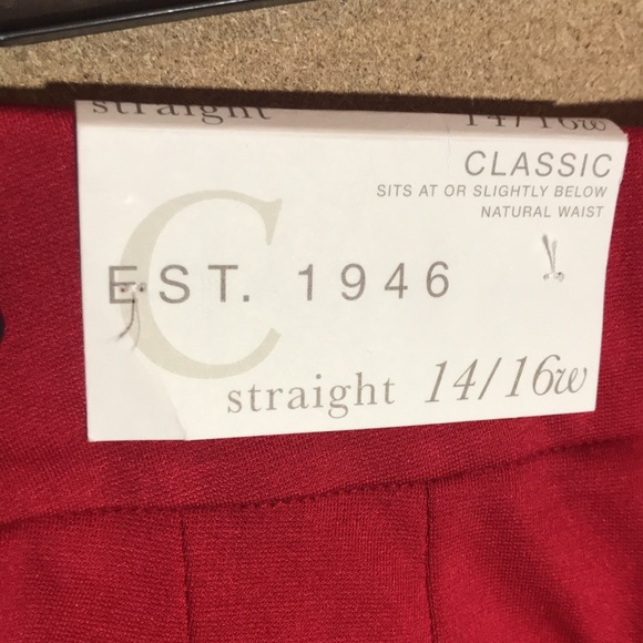 Cato women’s red pants (size 14/16) - Picture 5 of 7